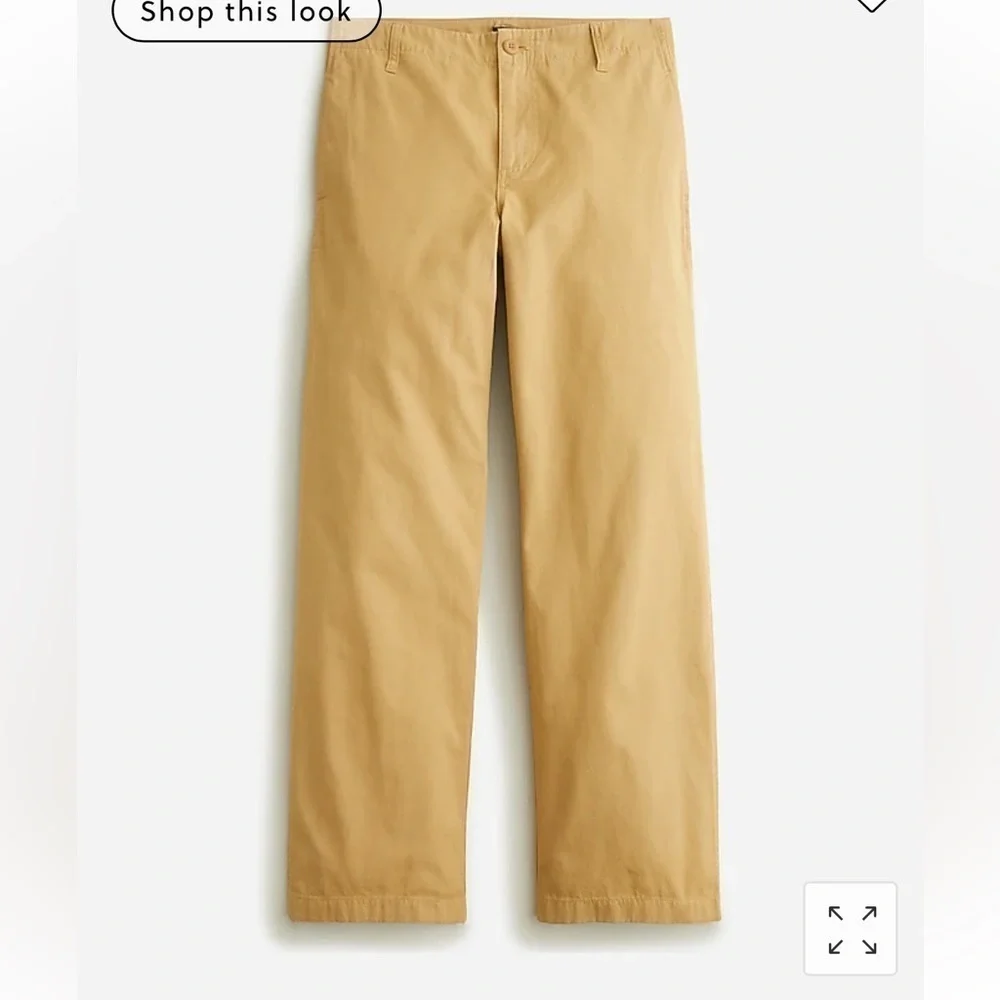 J Crew Sailor Heritage Chino Pants Honey Brown size 25 NWT - Picture 11 of 11